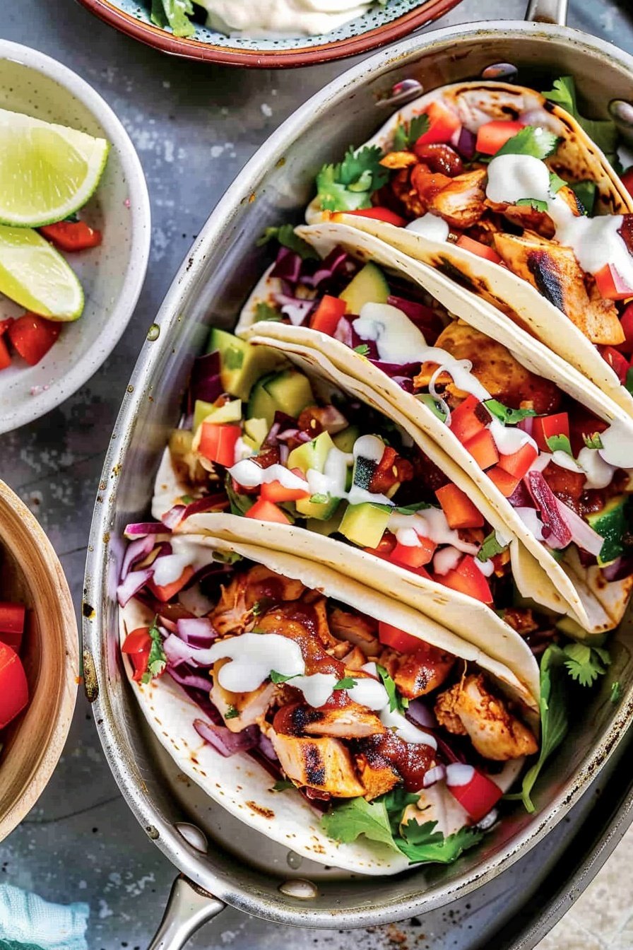 Easy BBQ Chicken Tacos Recipe from Scratch