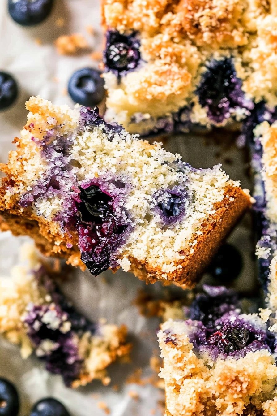 Easy Blueberry Coffee Cake Recipe from Scratch