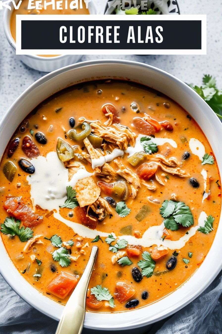Easy Chicken Enchilada Soup Recipe