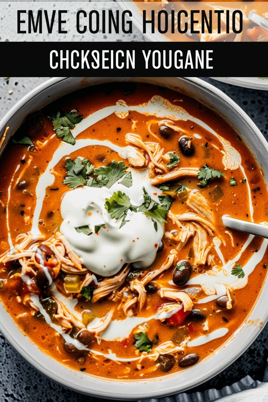 Easy Chicken Enchilada Soup Recipe