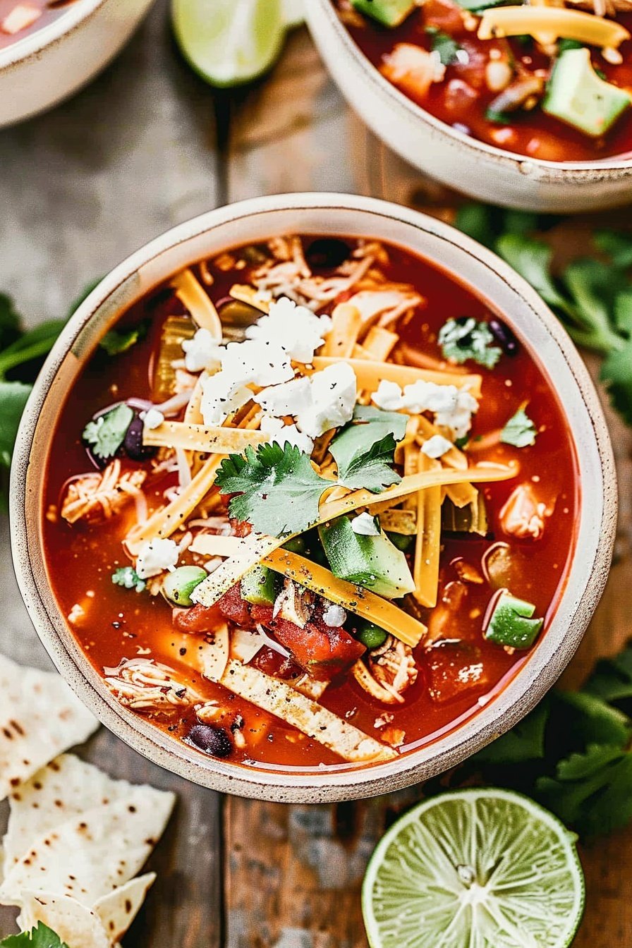Easy Chicken Tortilla Soup Recipe From Scratch