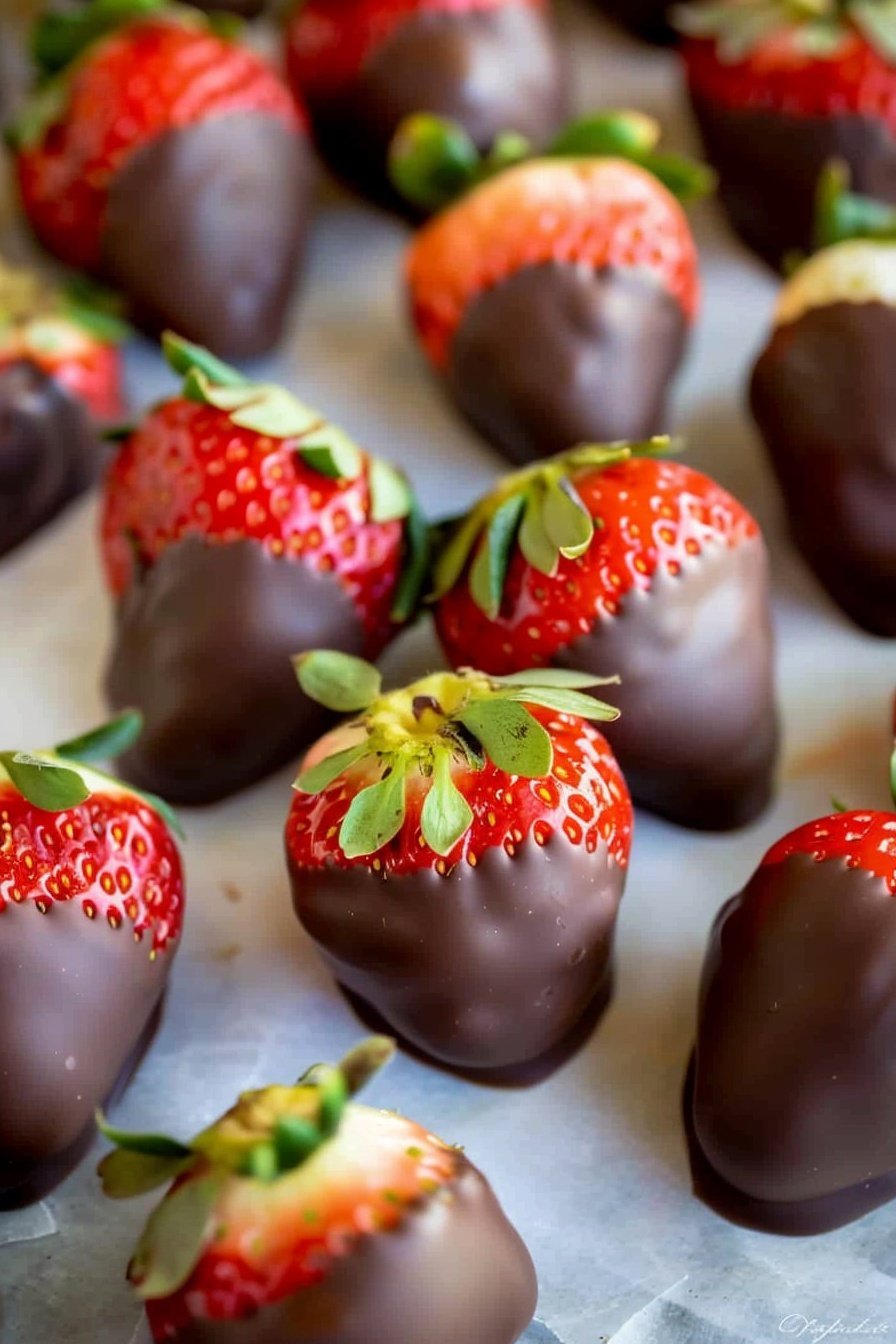Easy Chocolate Covered Strawberries From Scratch