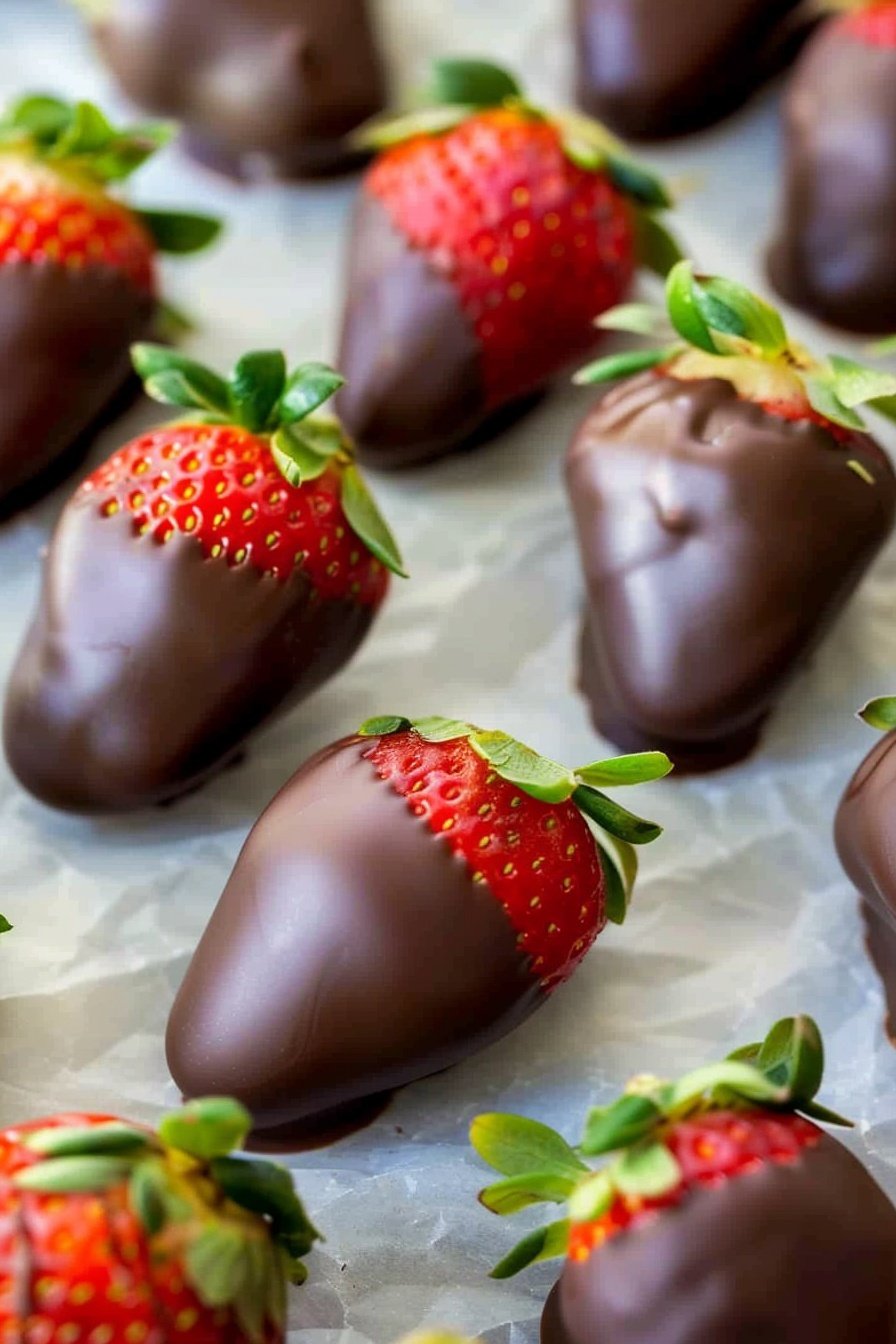 Easy Chocolate Covered Strawberries From Scratch