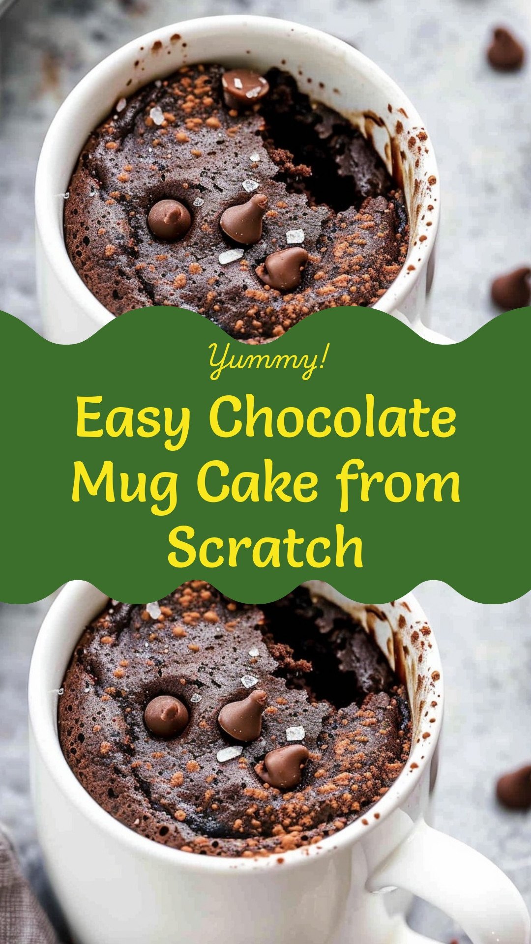 Easy Chocolate Mug Cake from Scratch