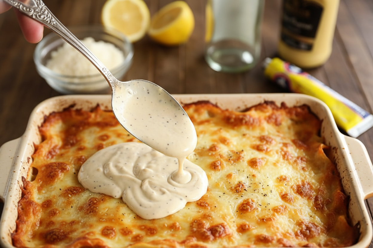 Easy Creamy Caesar Dressing Recipe