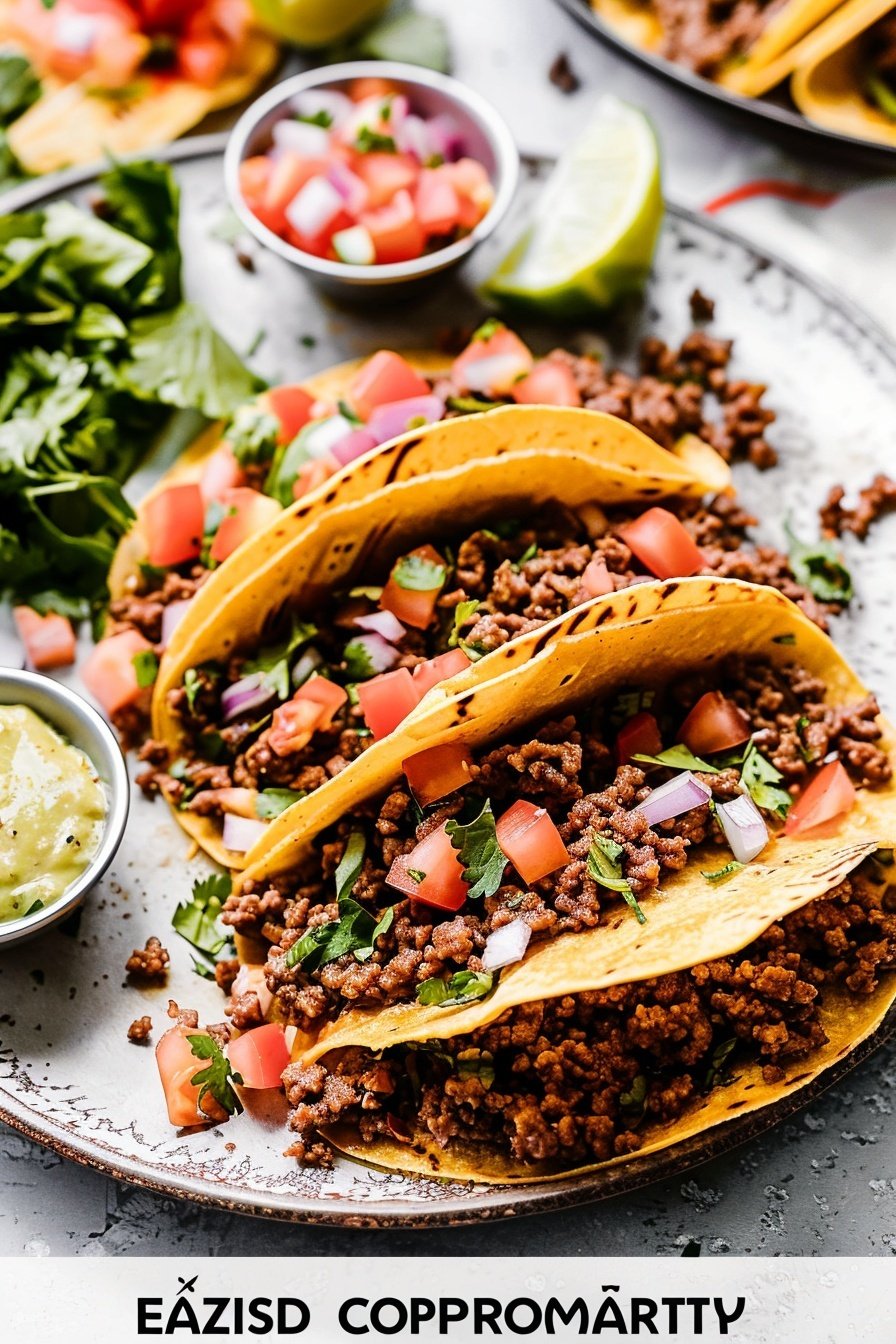 Easy Crispy Ground Beef Taco Recipe
