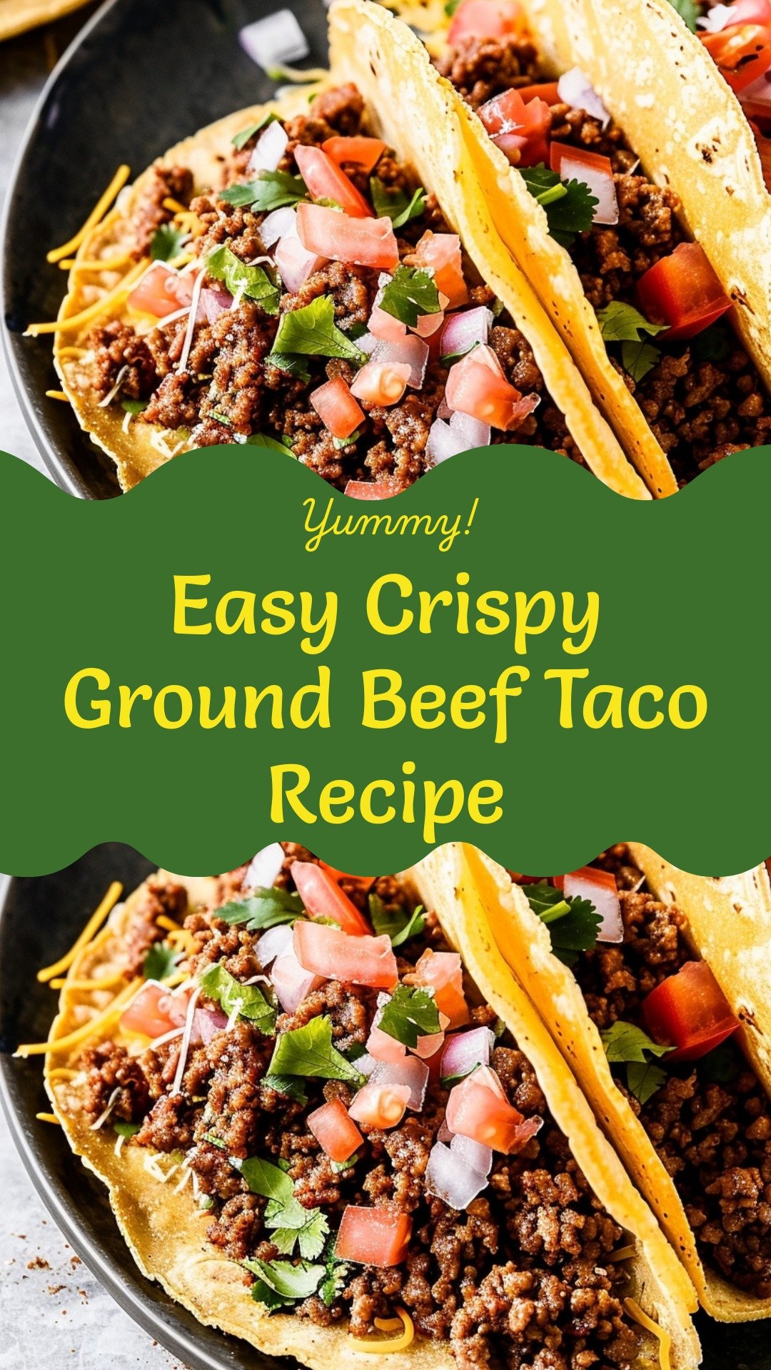 Easy Crispy Ground Beef Taco Recipe