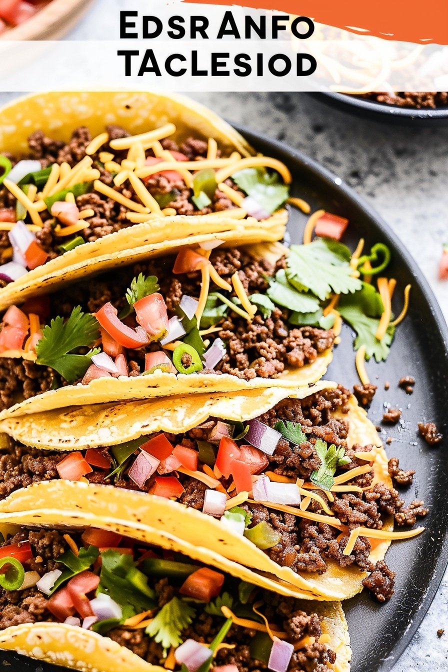 Easy Crispy Ground Beef Taco Recipe