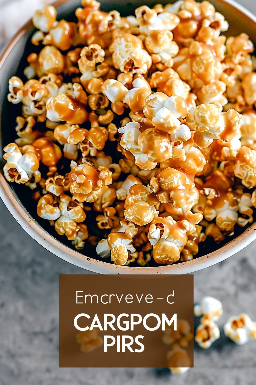 Easy Homemade Caramel Popcorn Recipe