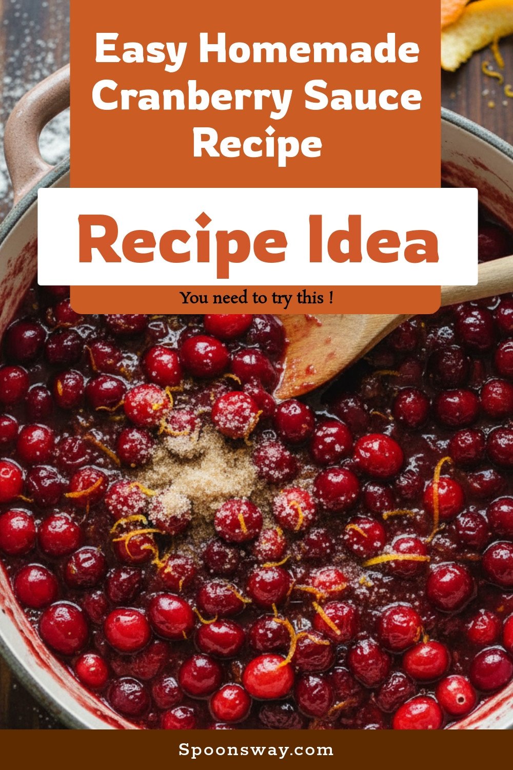 Easy Homemade Cranberry Sauce Recipe