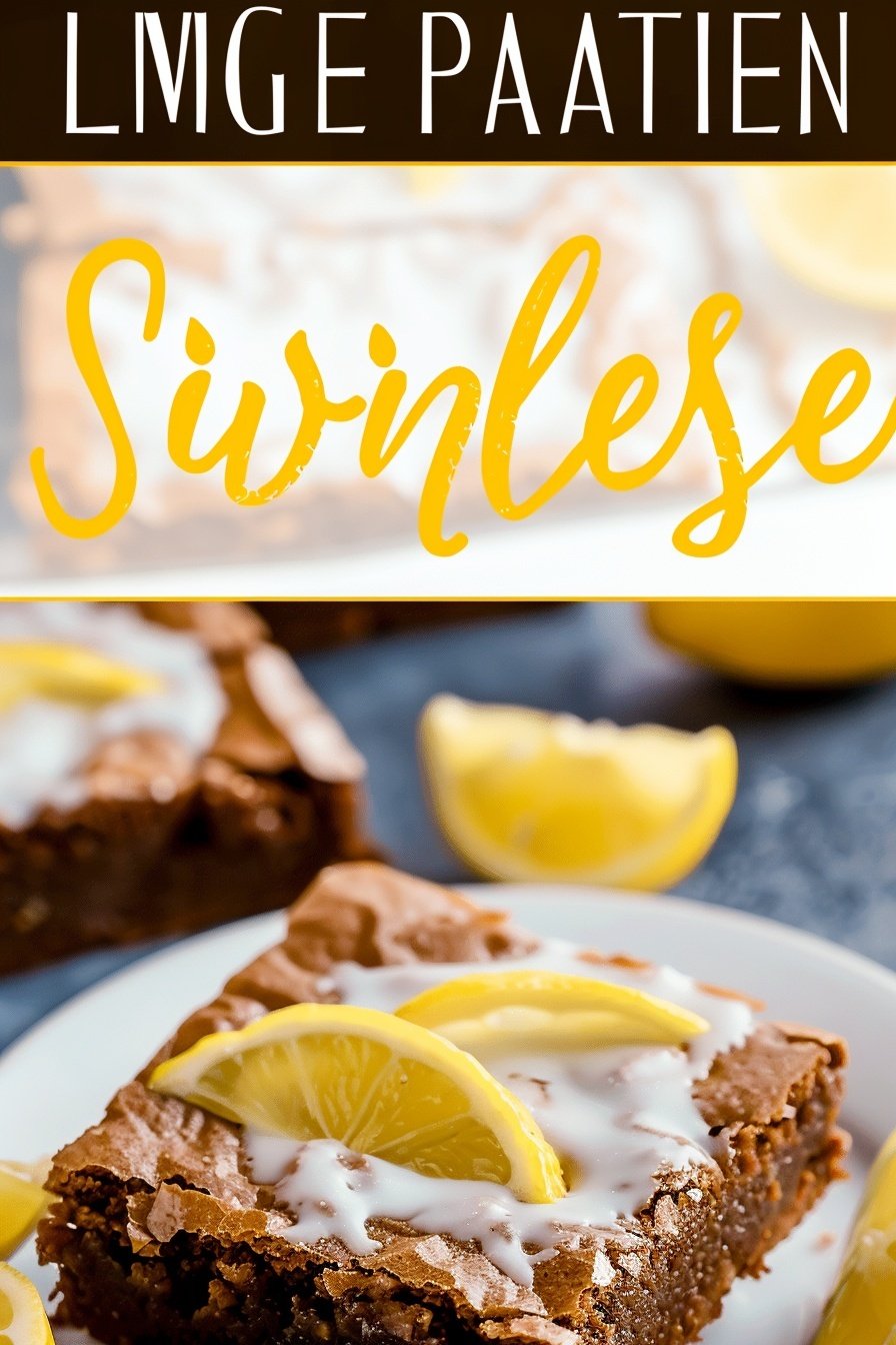 Easy Lemon Brownies Recipe for a Sweet Treat