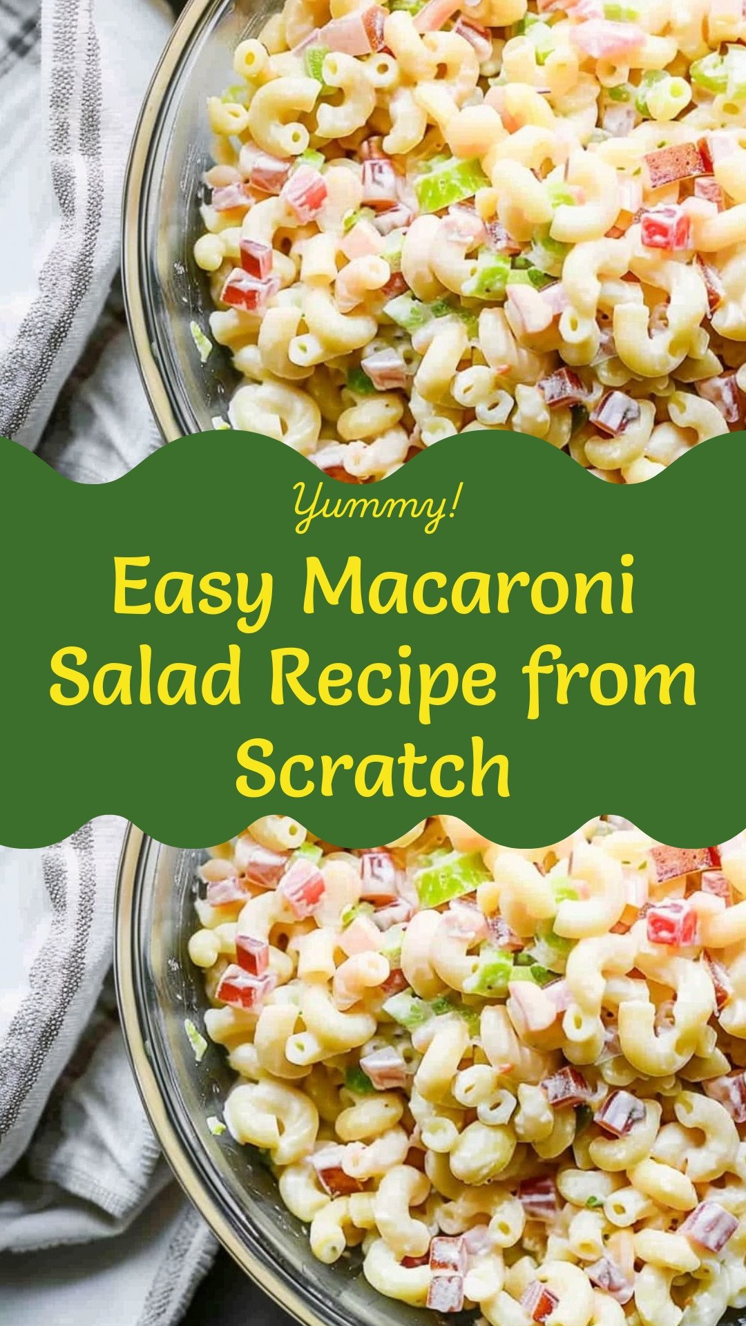 Easy Macaroni Salad Recipe from Scratch