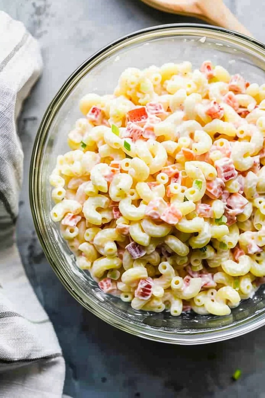Easy Macaroni Salad Recipe from Scratch
