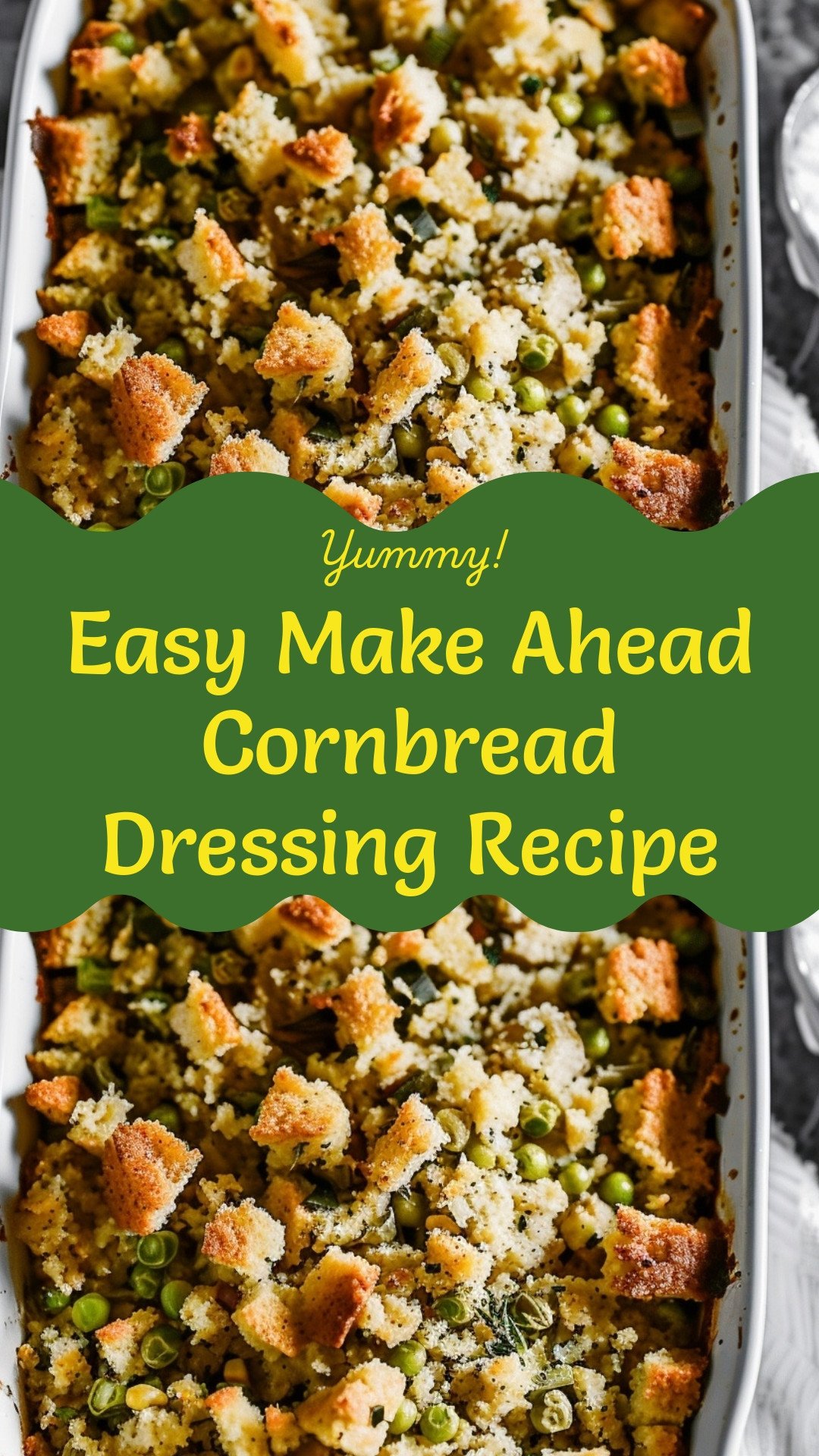 Easy Make Ahead Cornbread Dressing Recipe