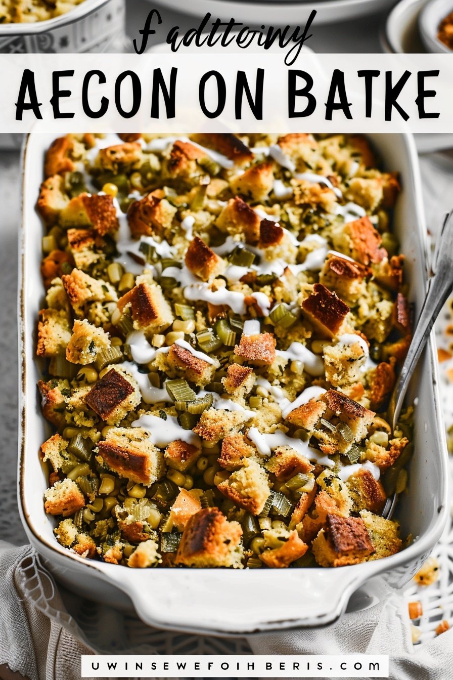 Easy Make Ahead Cornbread Dressing Recipe