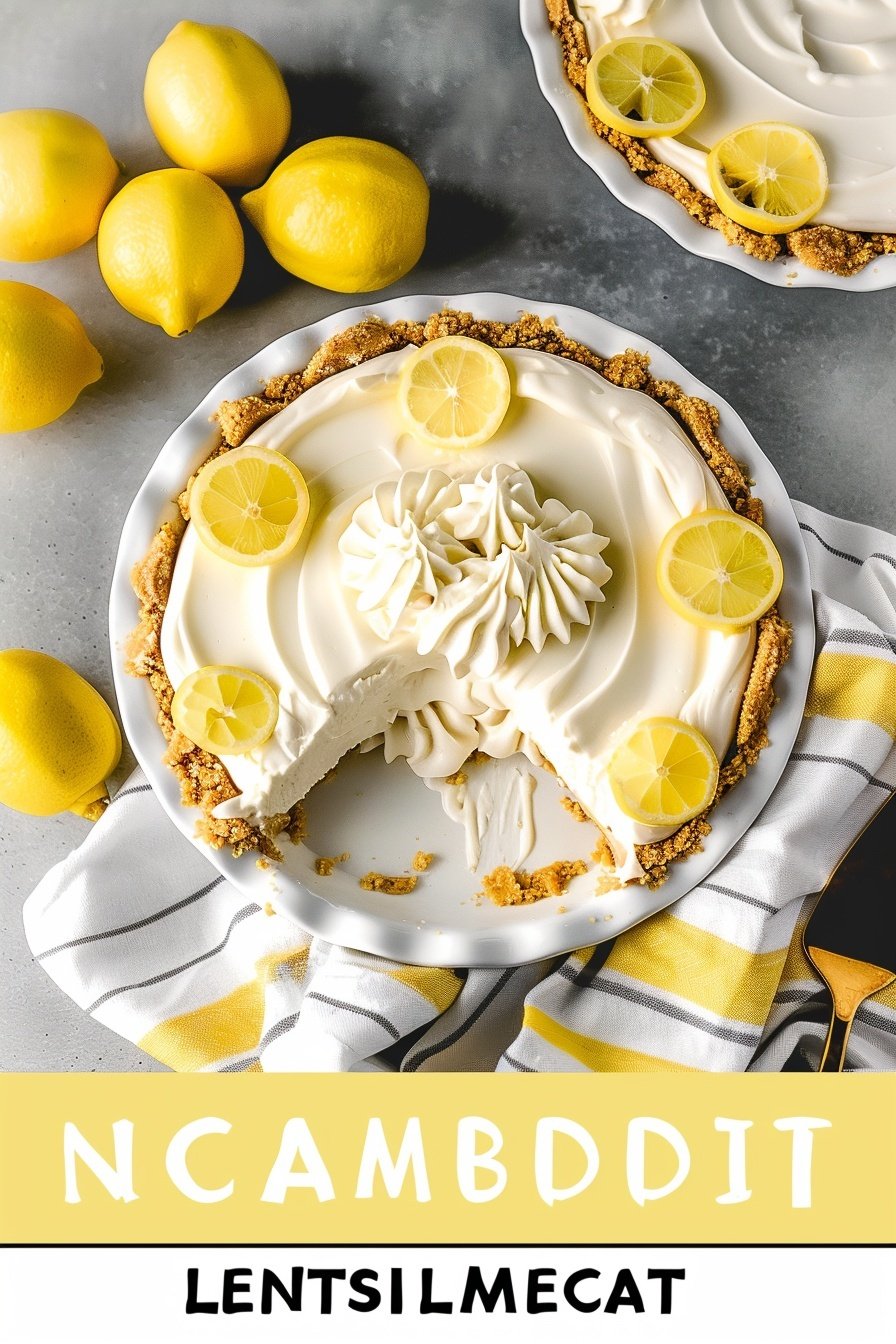Easy No Bake Lemon Cream Pie Recipe