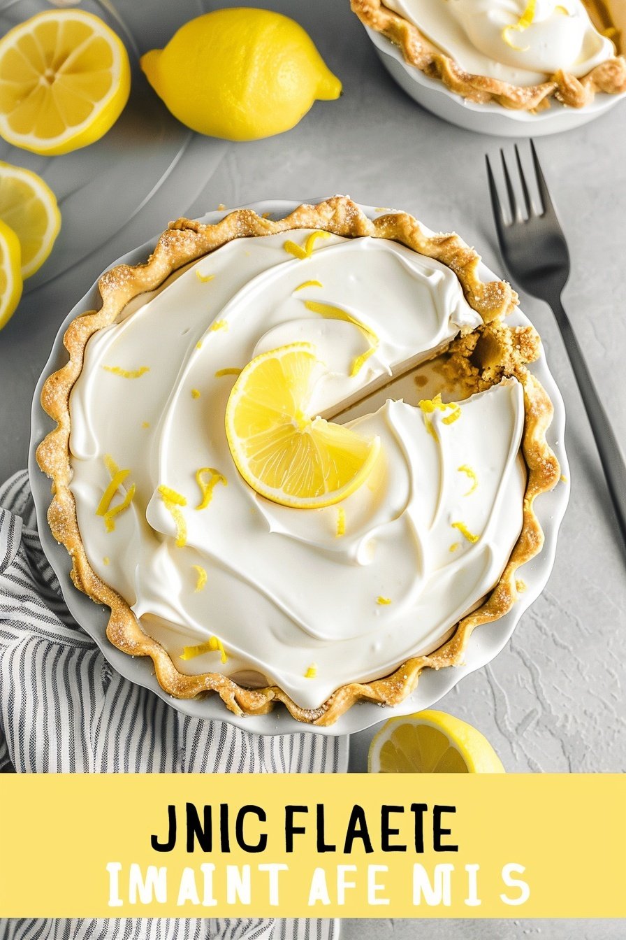 Easy No Bake Lemon Cream Pie Recipe