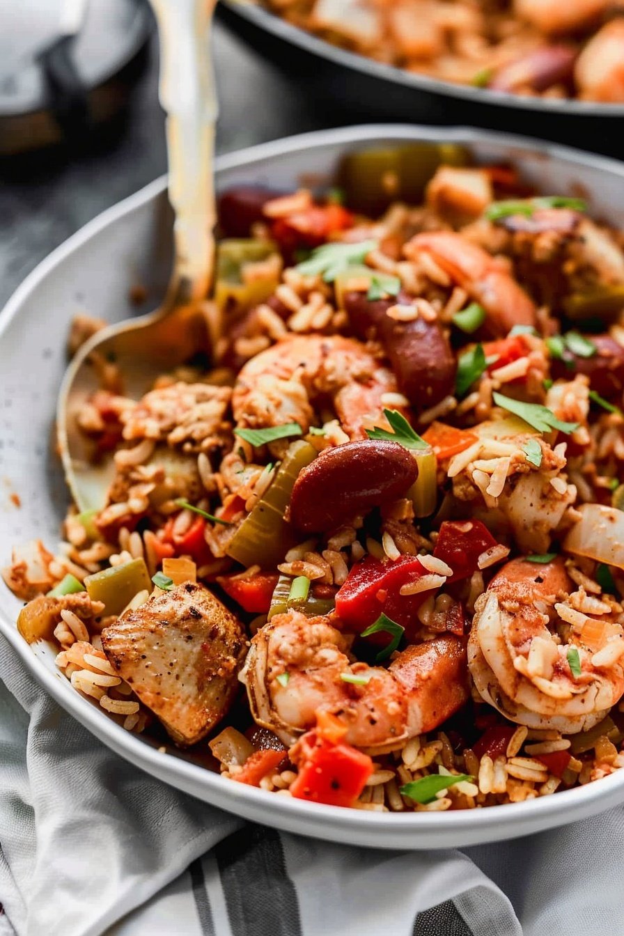 Easy One Pan Jambalaya Recipe