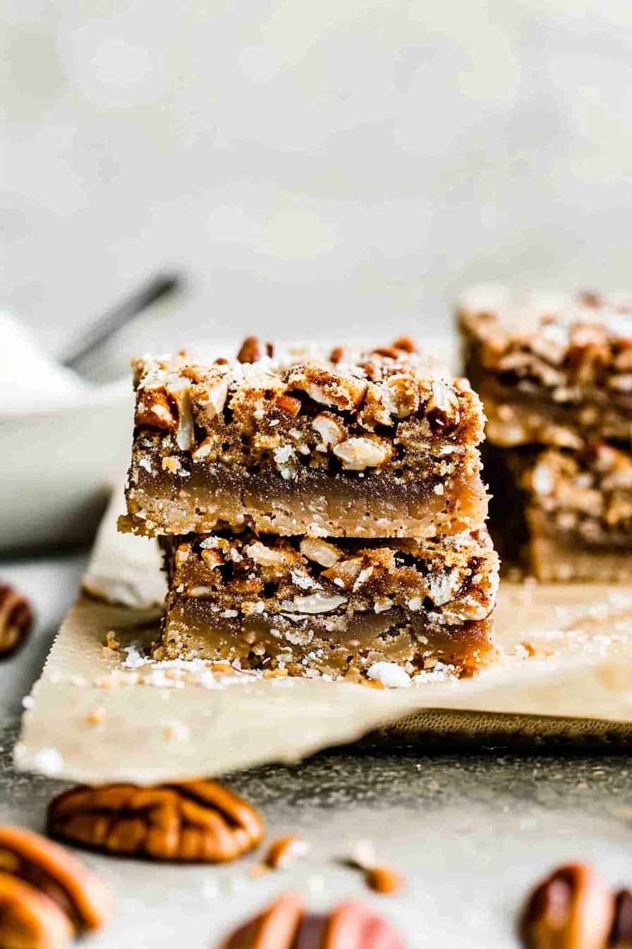 Easy Pecan Pie Bars Recipe