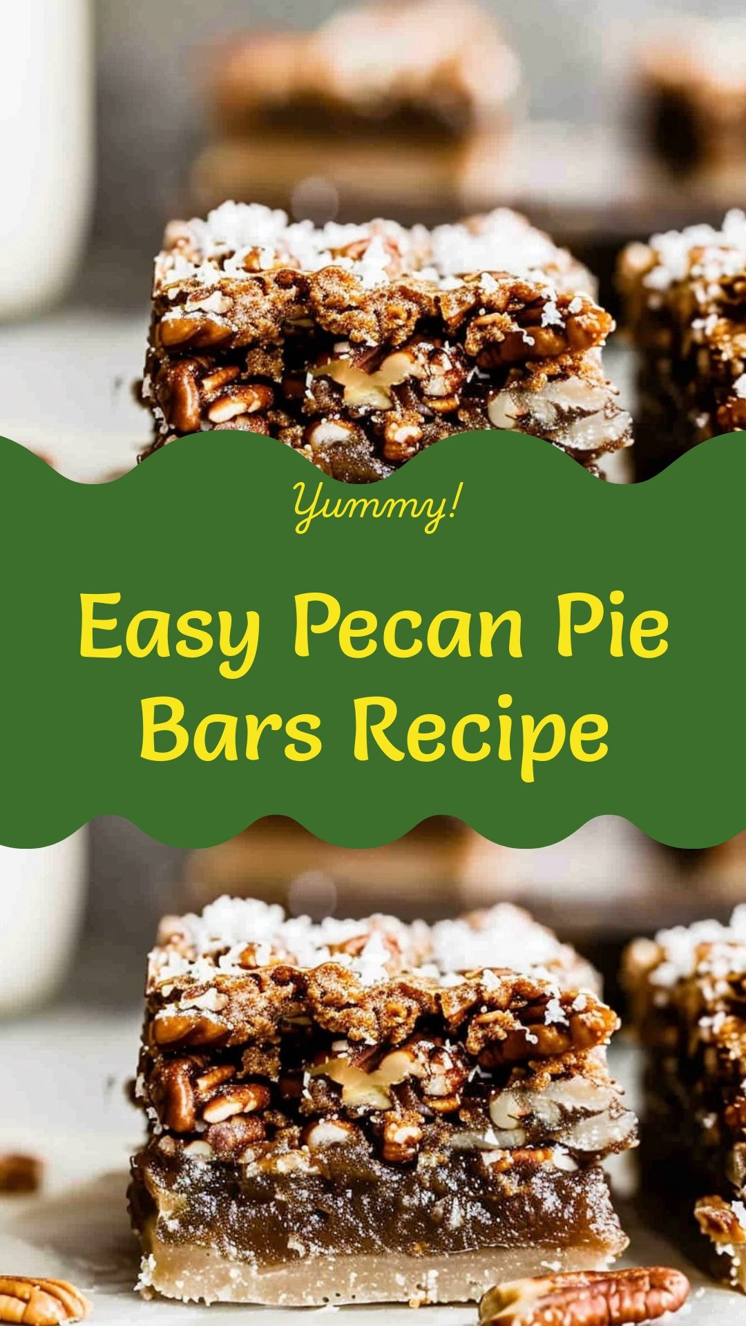 Easy Pecan Pie Bars Recipe
