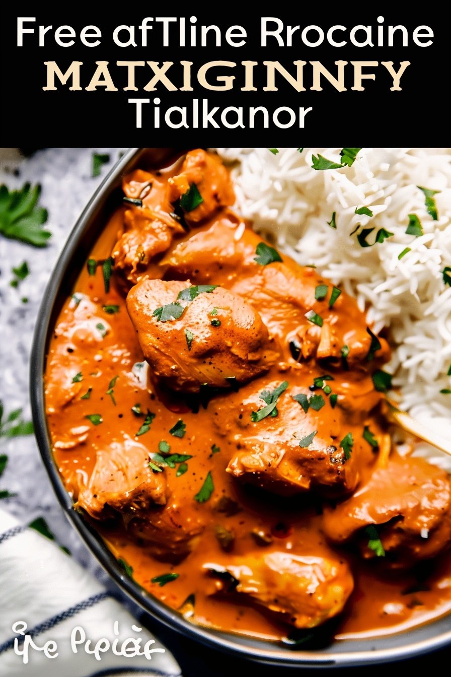 Freezer Friendly Creamy Chicken Tikka Masala