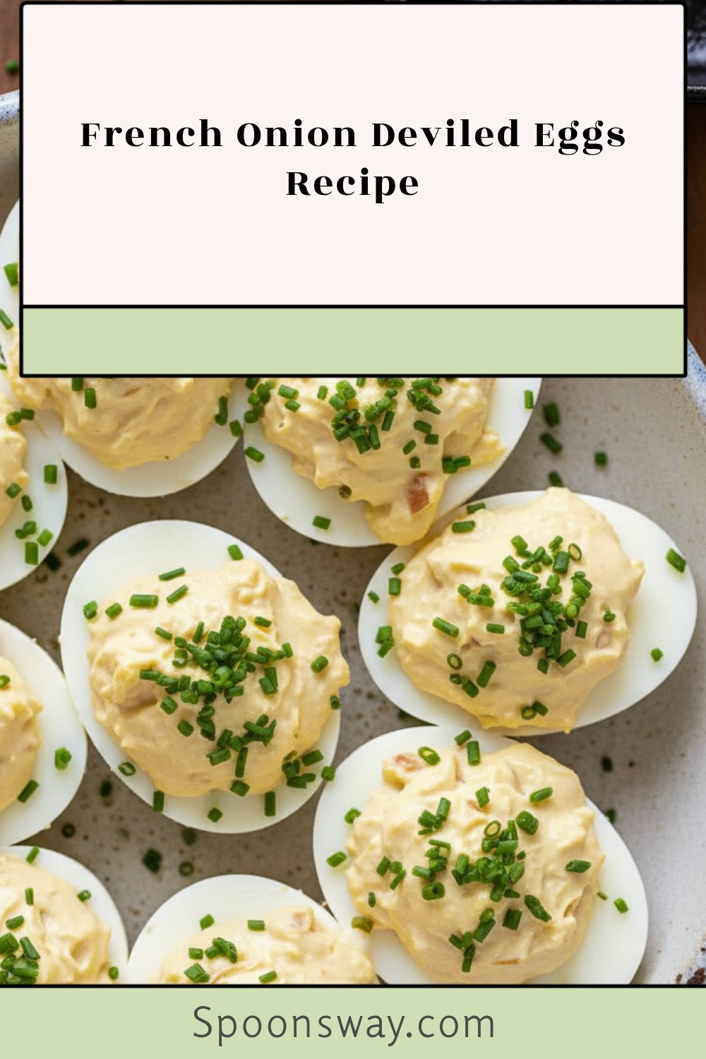 French Onion Deviled Eggs Recipe