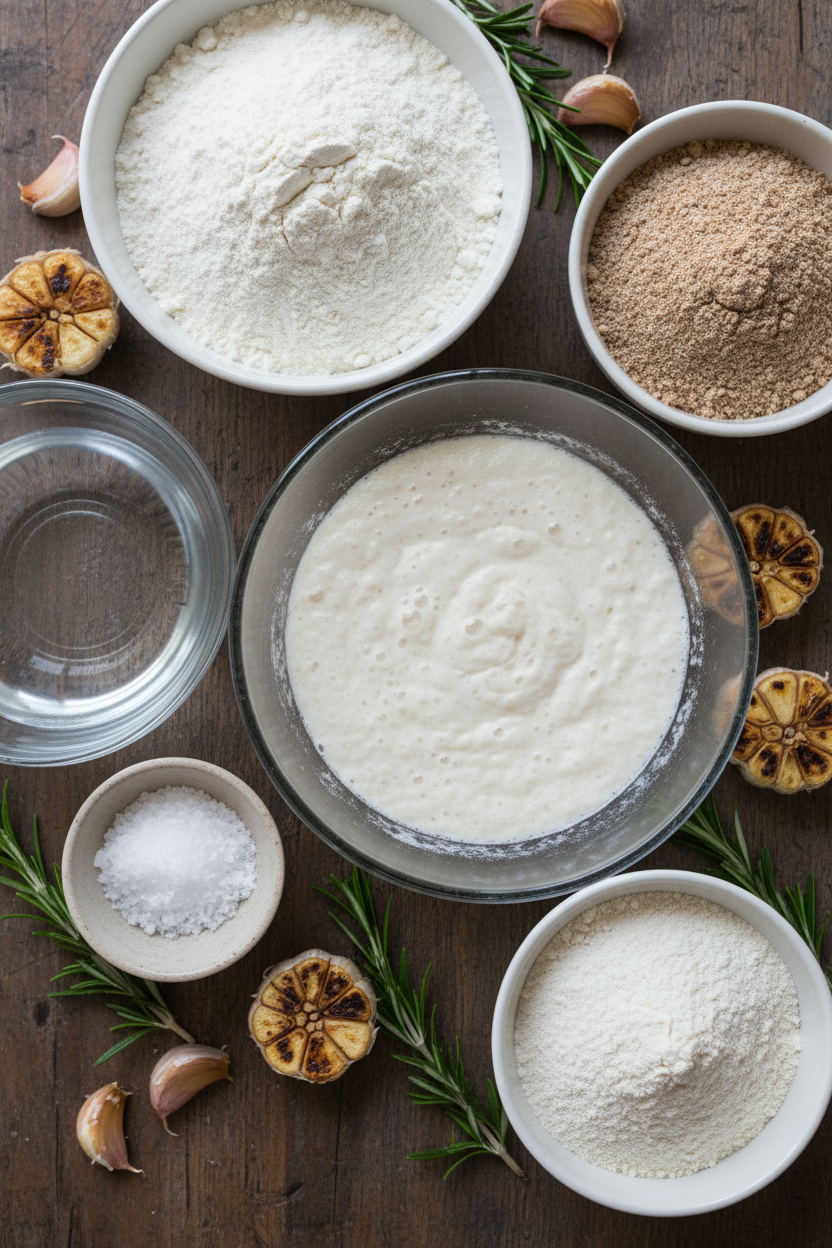 Garlic Rosemary Sourdough Bread Recipe