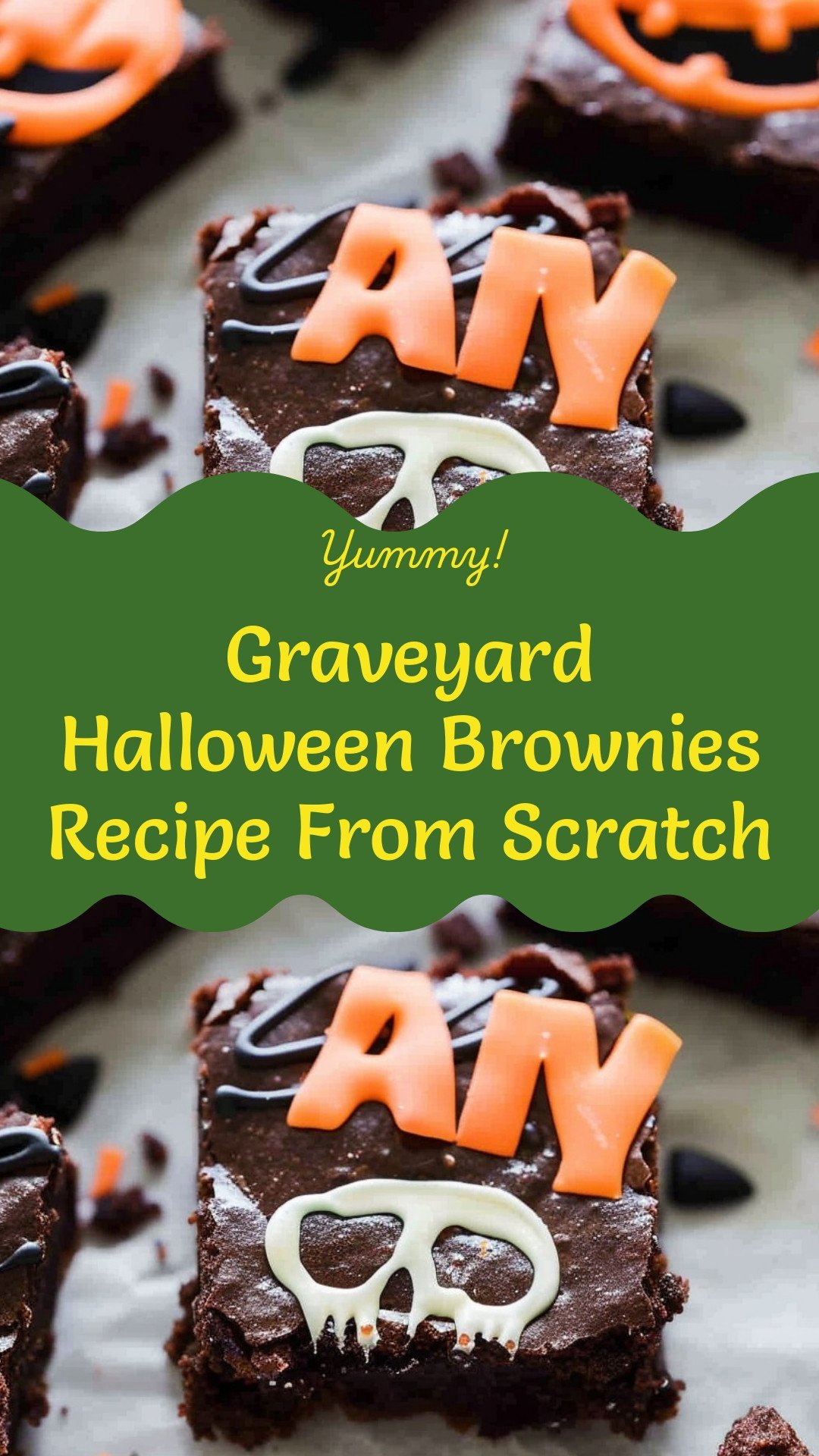 Graveyard Halloween Brownies Recipe From Scratch