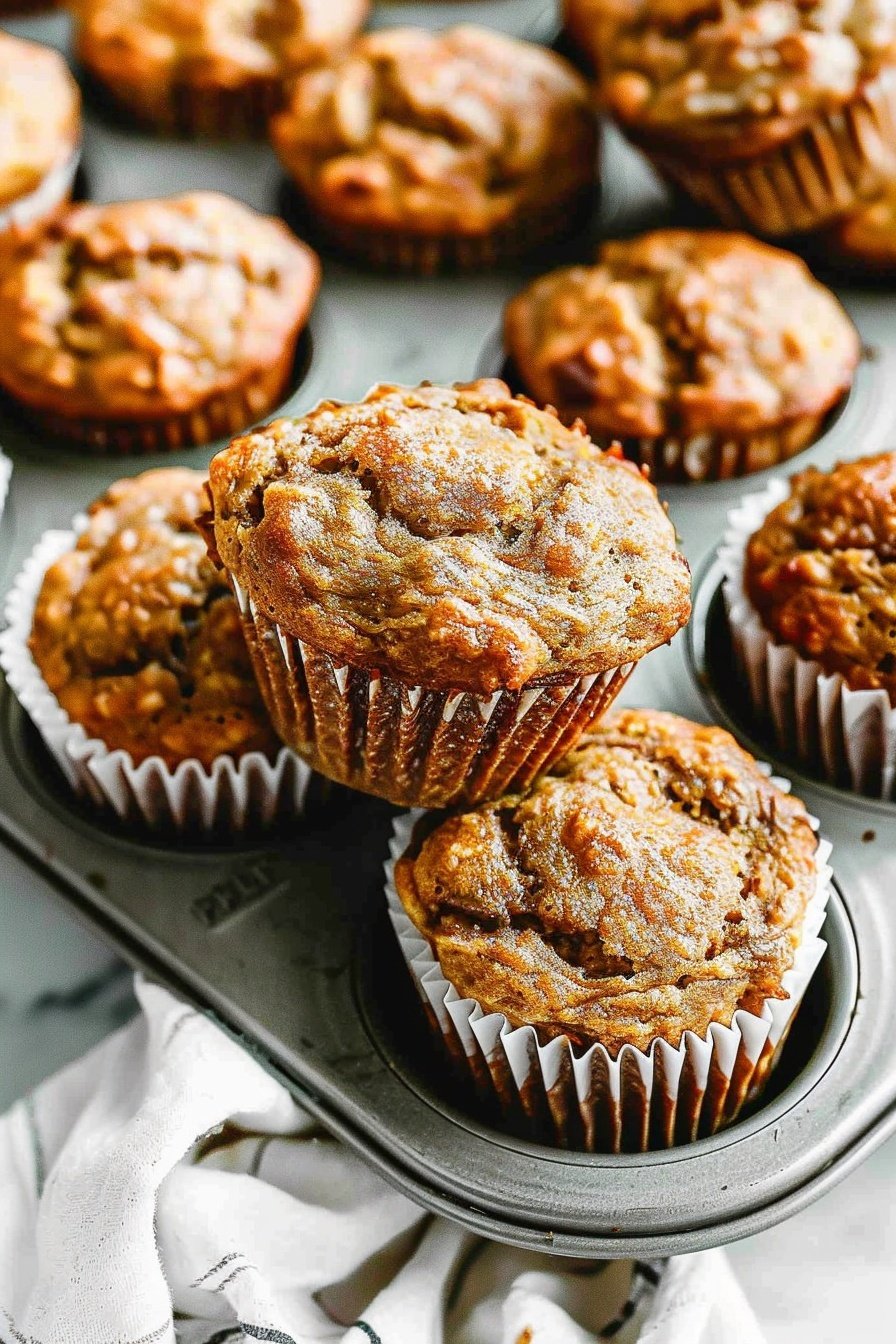 Healthy Banana Muffins Recipe from Scratch