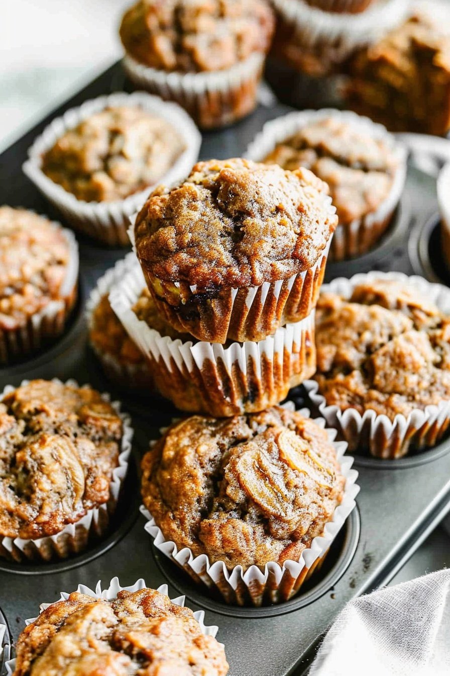 Healthy Banana Muffins Recipe from Scratch