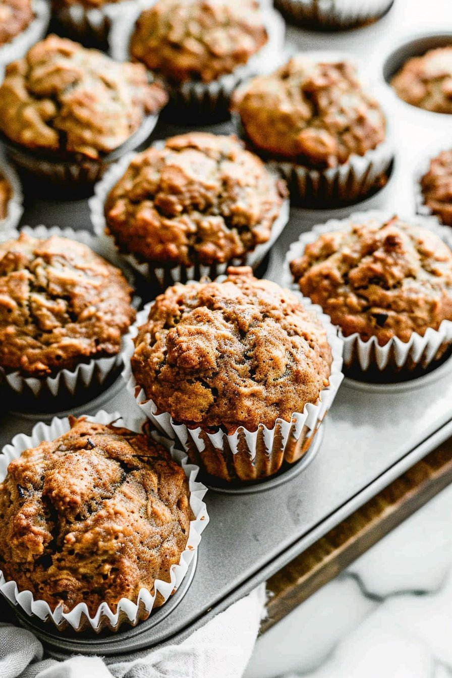 Healthy Banana Muffins Recipe from Scratch