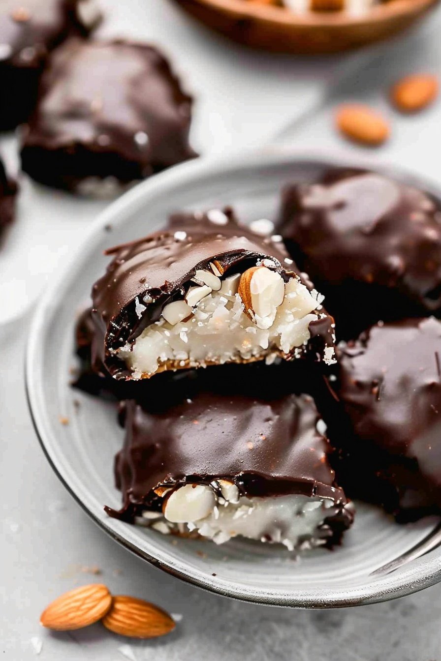 Homemade Almond Joy Bars Recipe