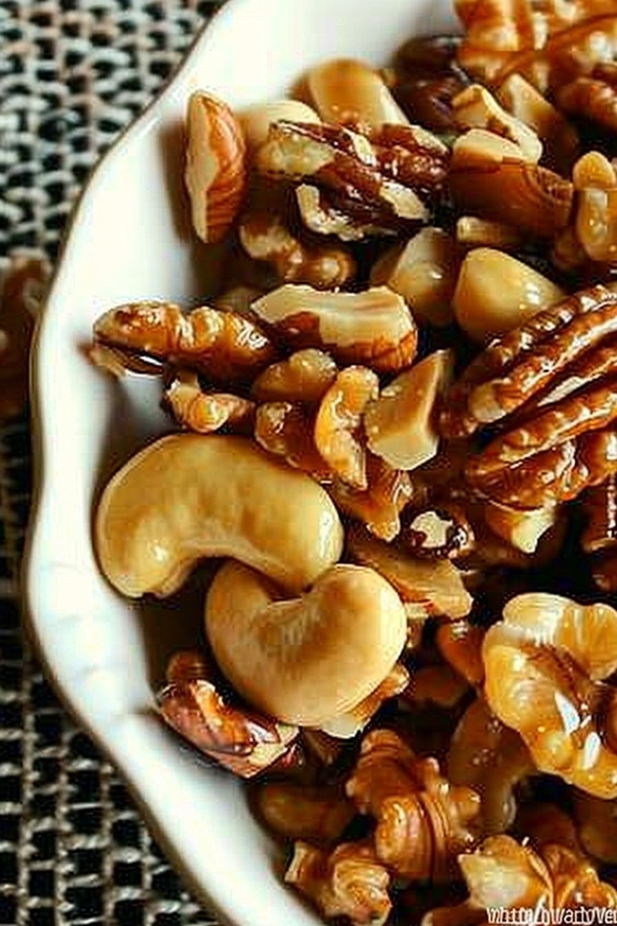 Honey Roasted Nuts Recipe WonkyWonderful