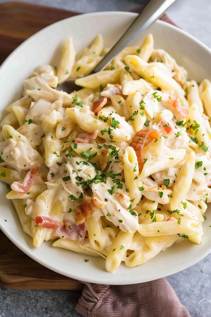Instant Pot Ranch Chicken Pasta Recipe