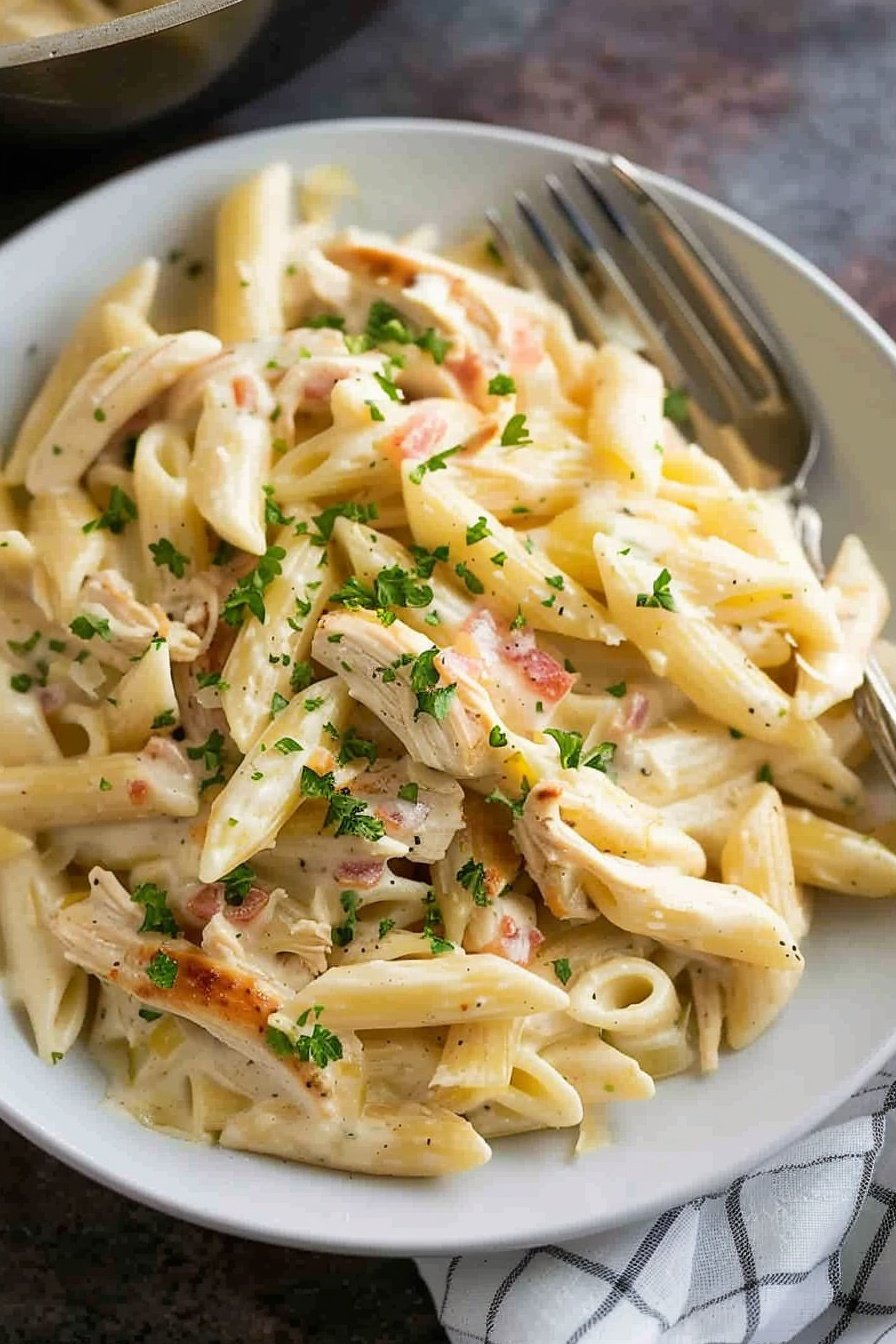 Instant Pot Ranch Chicken Pasta Recipe