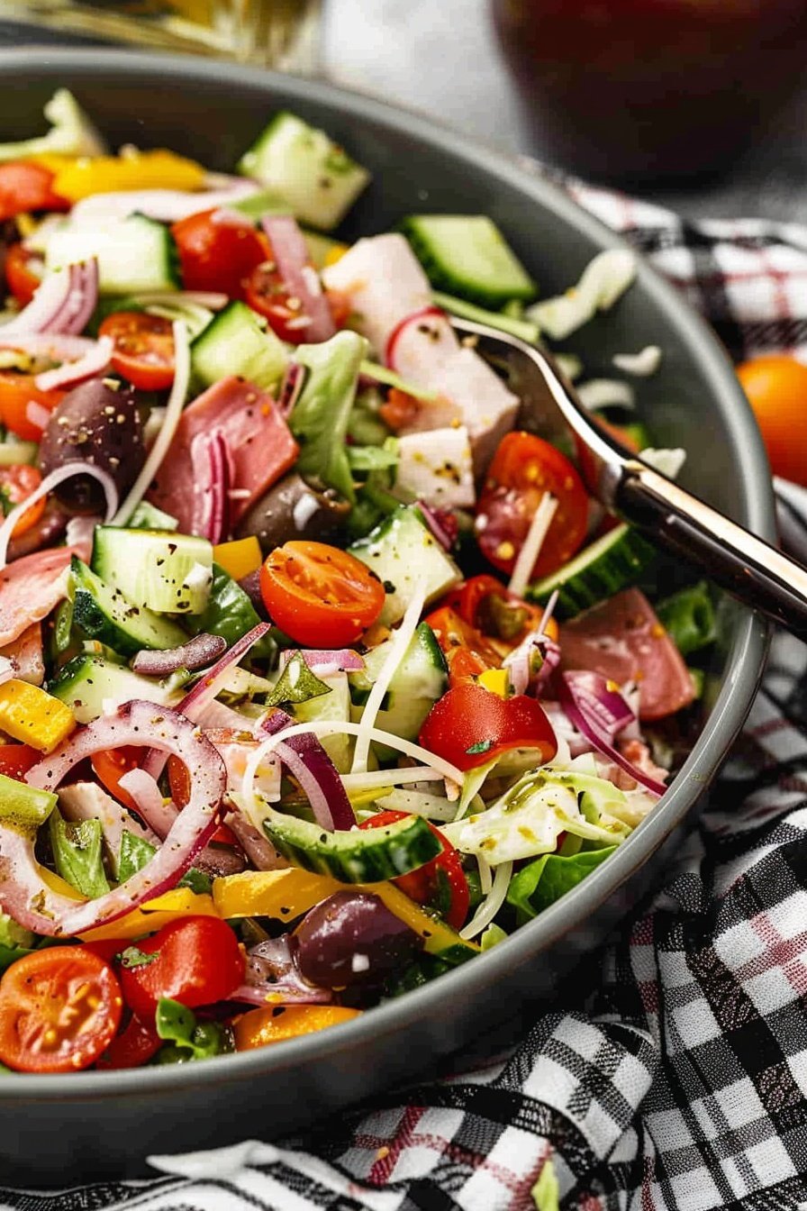 Italian Grinder Salad Chopped Recipe