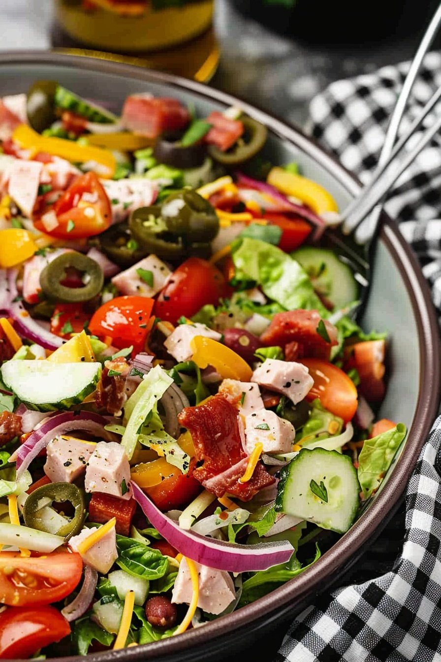 Italian Grinder Salad Chopped Recipe