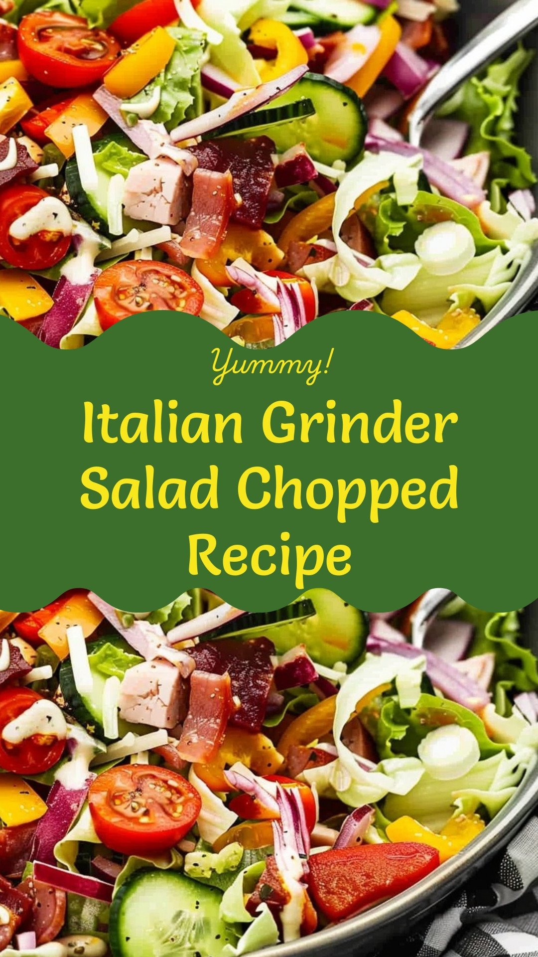 Italian Grinder Salad Chopped Recipe