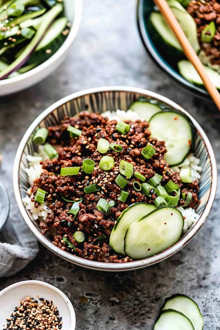 Korean Ground Beef Bowls Tastes Better From Scratch