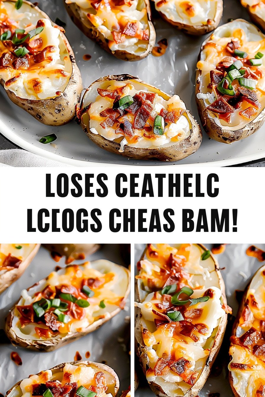 Loaded Potato Skins Crispy Cheesy and Shareable