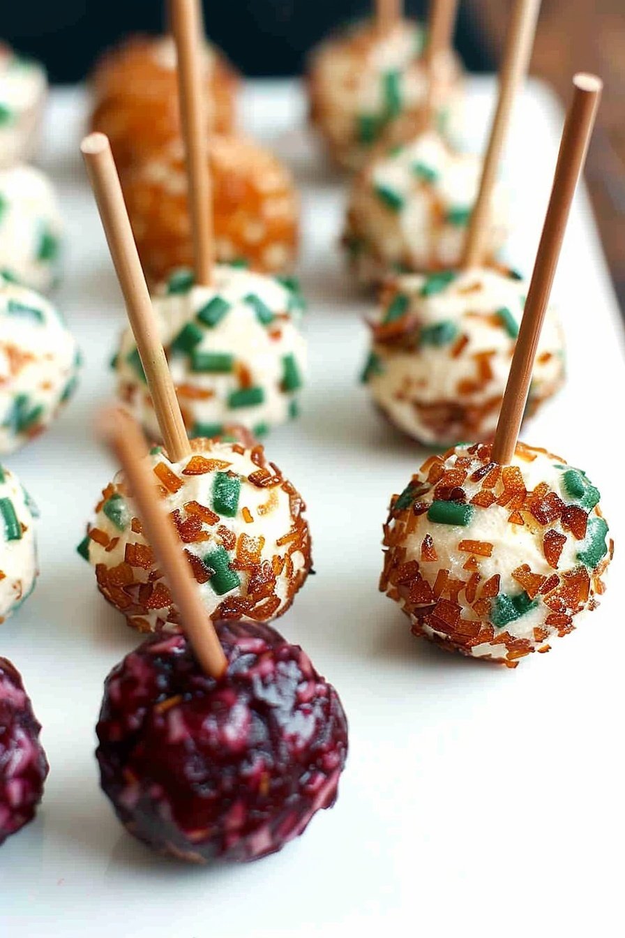Mini Cheese Ball Bites Recipe from Scratch
