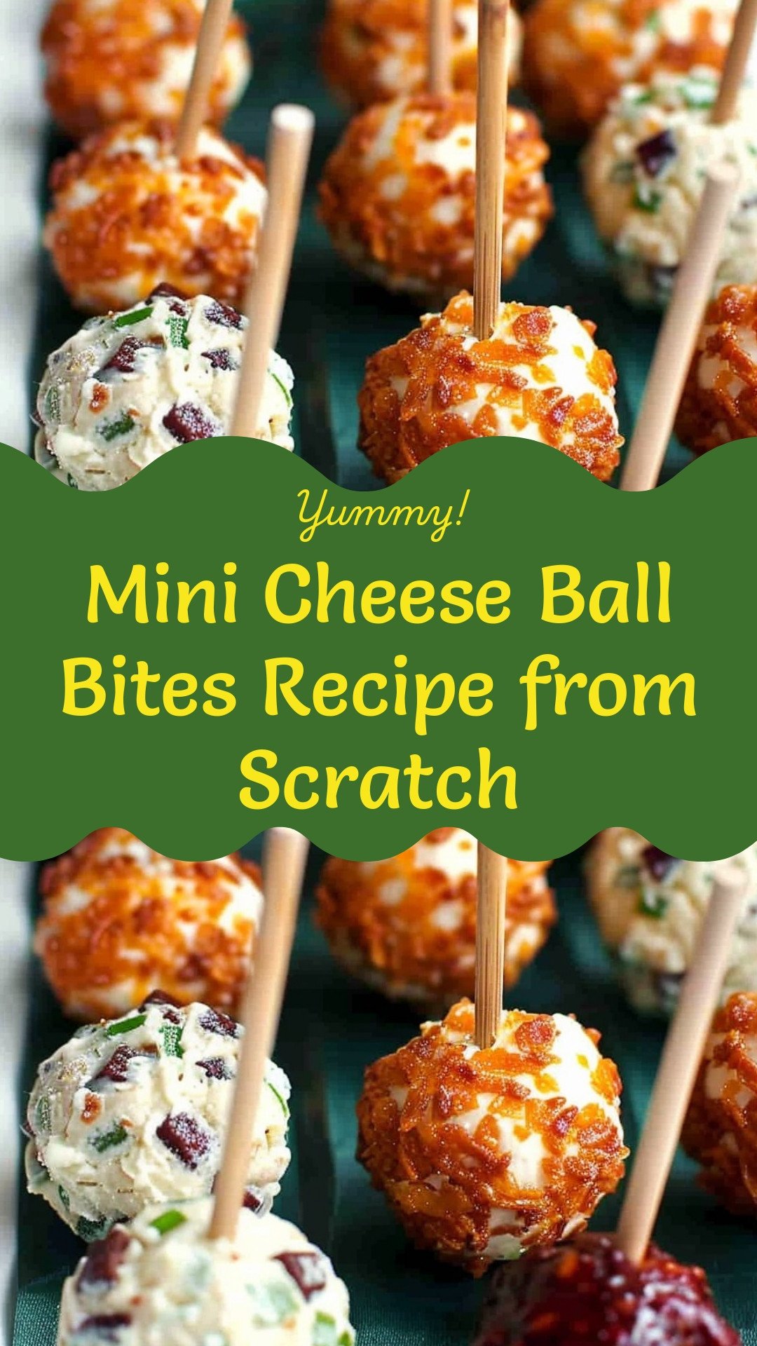 Mini Cheese Ball Bites Recipe from Scratch