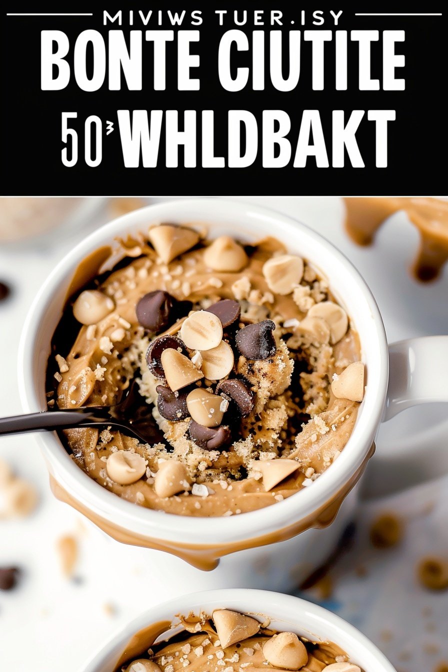 Peanut Butter Mug Cake in 5 Minutes