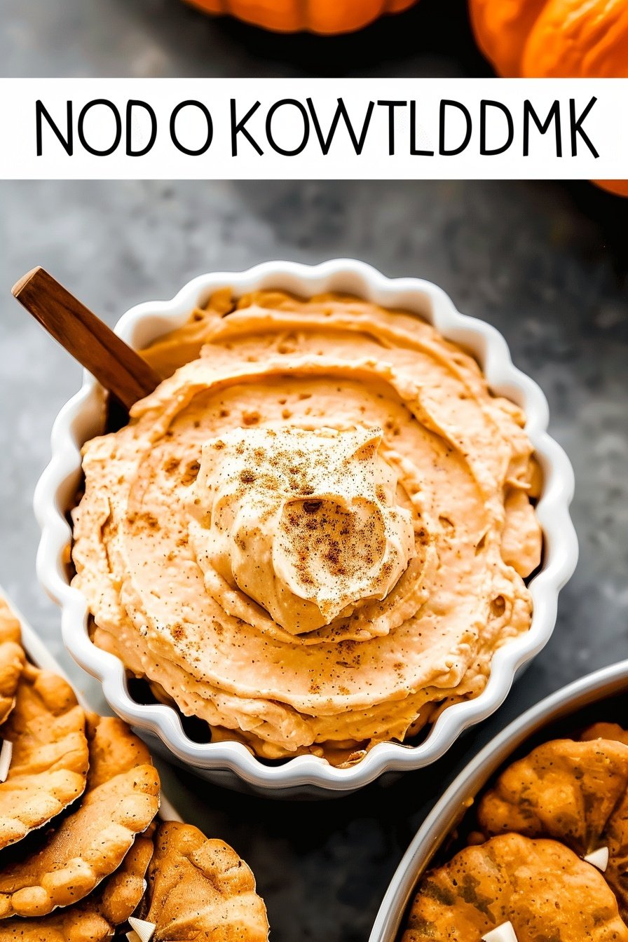 Pumpkin Fluff Dip No Bake Fall Treat