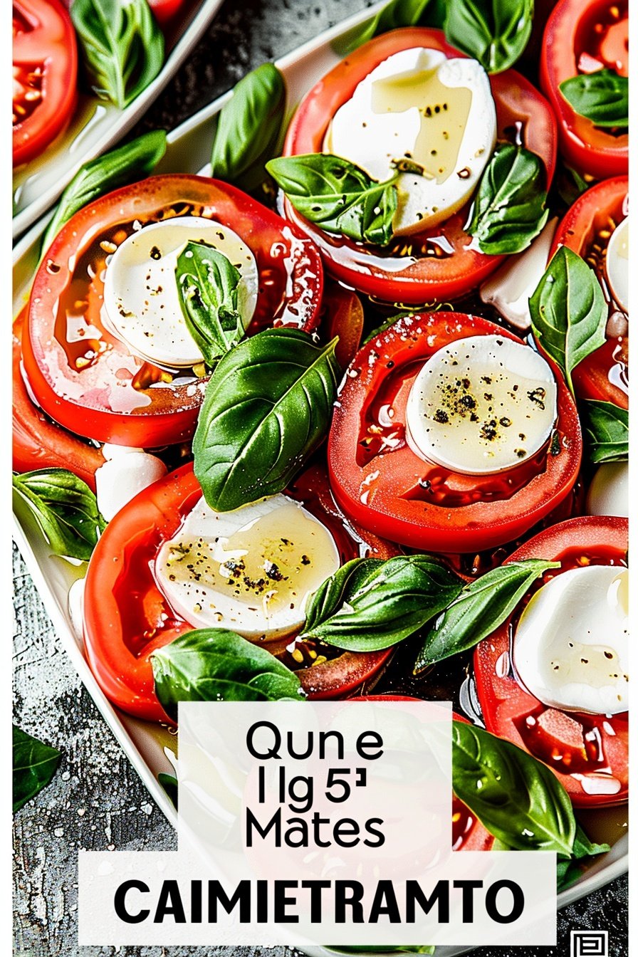 Quick Caprese Salad Recipe in 10 Minutes