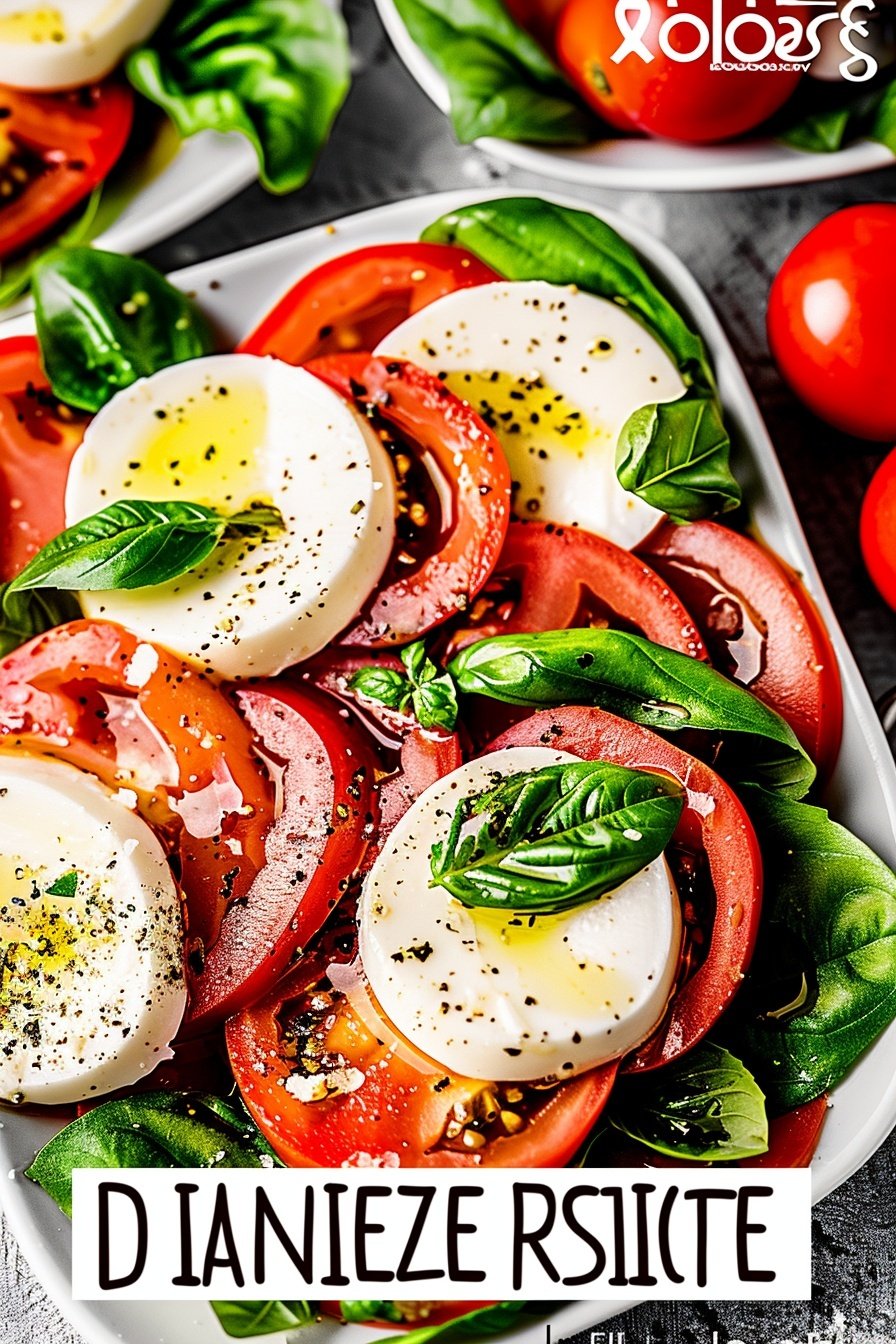 Quick Caprese Salad Recipe in 10 Minutes