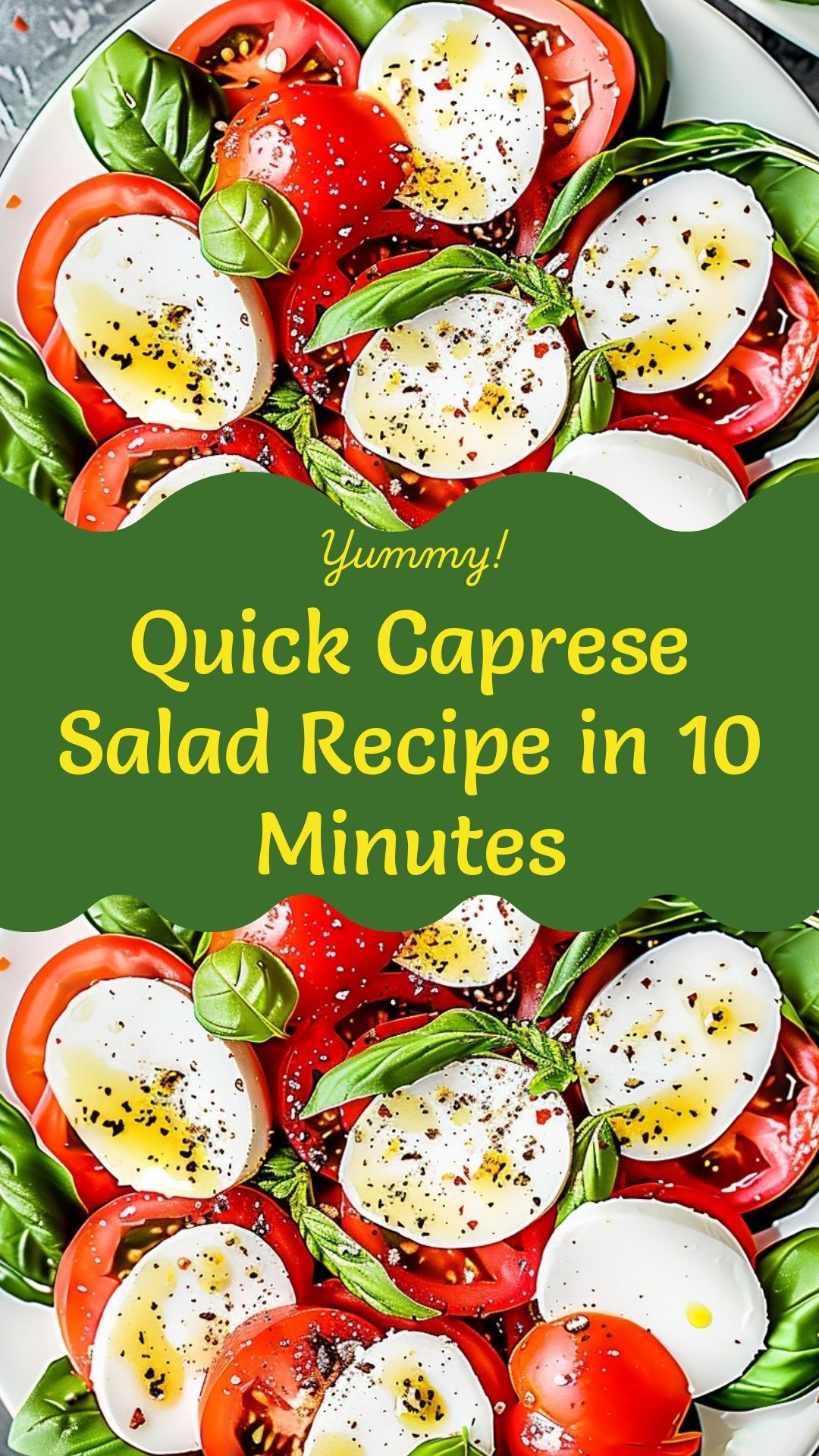 Quick Caprese Salad Recipe in 10 Minutes