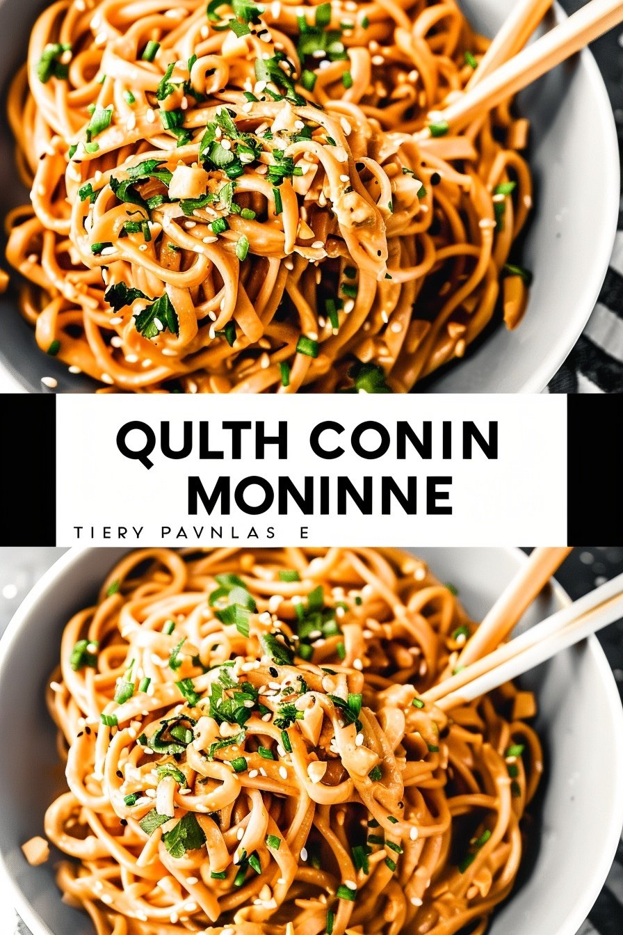 Quick Creamy Peanut Noodles Ready in 15 Minutes