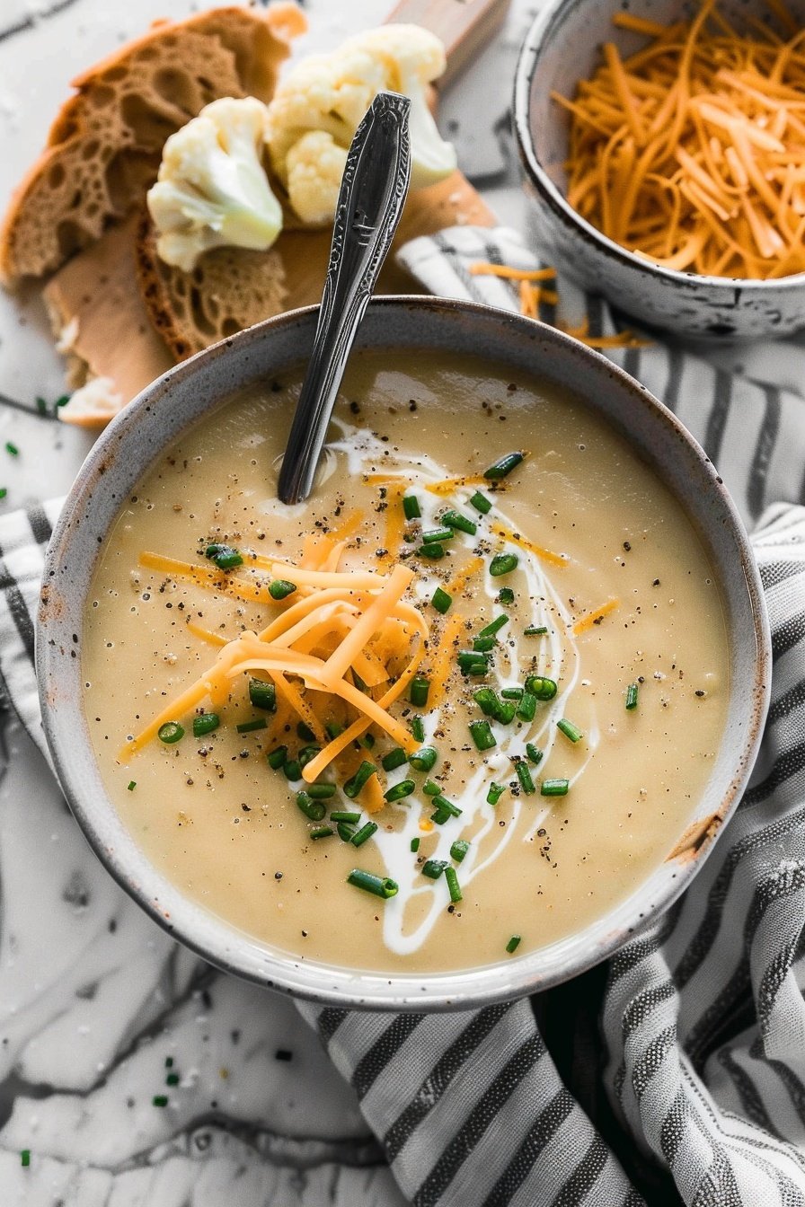 Roasted Cauliflower Soup Tastes Better From Scratch