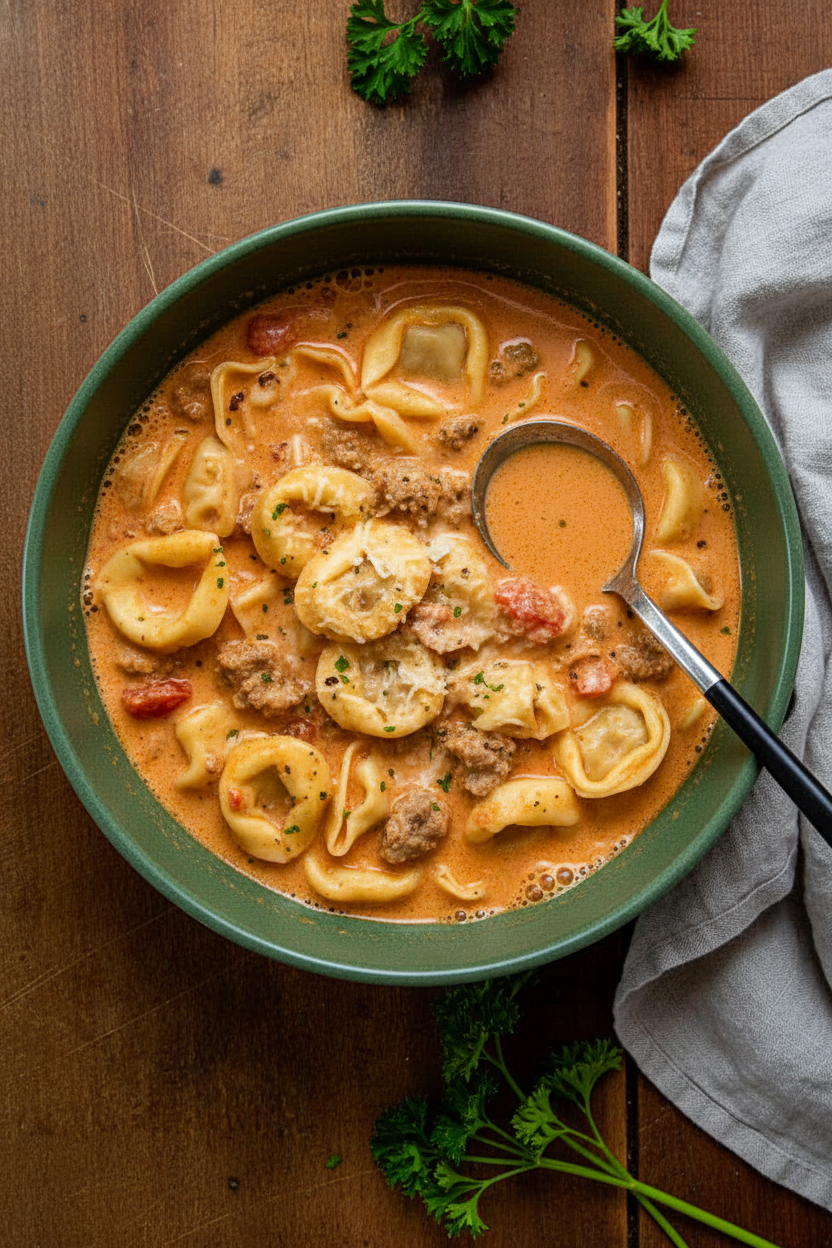 Sausage Tortellini Soup Recipe